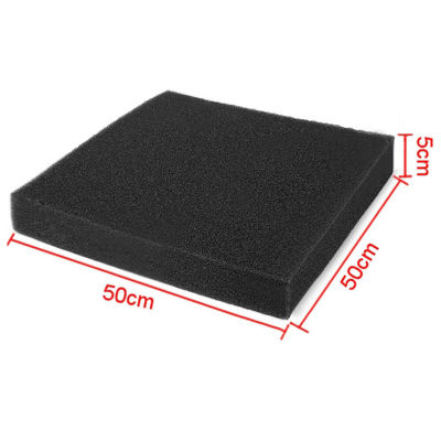 Akvaryum Filtre Süngeri Kalın Gözenekli Siyah 10 PPI 50x50x5 cm. - 2