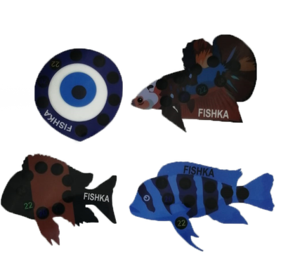 Fishka Balık Yapışkanlı Derece  - 2