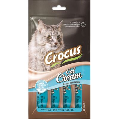 Crocus Ton Balıklı  Krema Kedi Ödülü 4*15 Gr - 1