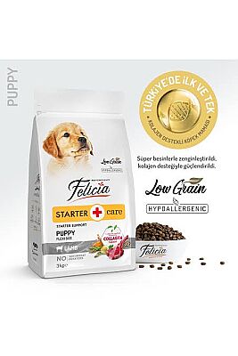 Felicia 3 Kg Yavru Kuzulu Small/Mini Az Tahıllı HypoAllergenic Köpek Maması - 1