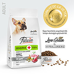 Felicia 3 Kg Yetişkin Kuzulu Small/Mini Az Tahıllı HypoAllergenic Köpek Maması