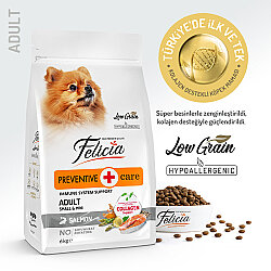 Felicia 3 Kg Yetişkin Somonlu Small Az Tahıllı /Mini HypoAllergenic Köpek Maması