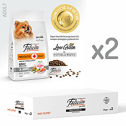 Felicia 6 Kg (2x3 Kg) Kolajenli Somonlu Az Tahıllı Small/Mini Yetişkin Köpek Maması