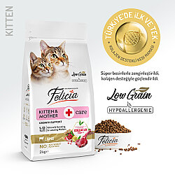 Felicia Az Tahıllı Kuzu Etli Yavru Kedi Maması  2kg