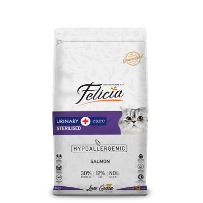 Felicia Az Tahıllı Somonlu Kısır Sterilised  Kedi Maması 2kg - 1