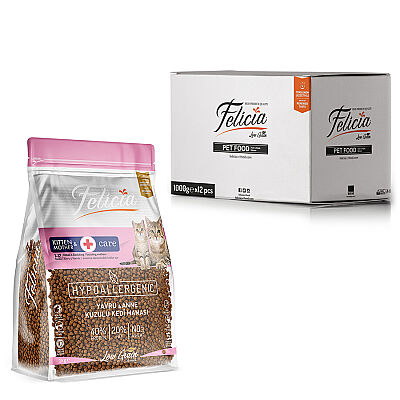 Felicia Kuzulu Az Tahıllı Yavru Kedi Maması 1 kg HypoAlergenic - 1