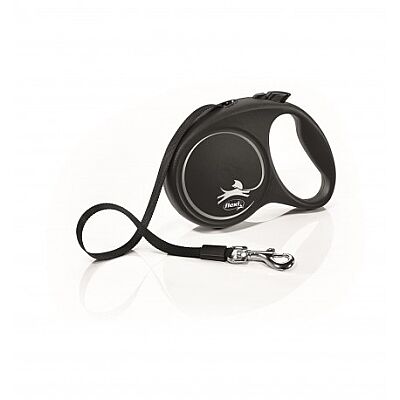 Flexi Black Design 5 m Şerit Tasma M Siyah - 1