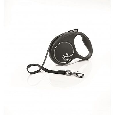 Flexi Black Design 5 m Şerit Tasma S Siyah  - 1