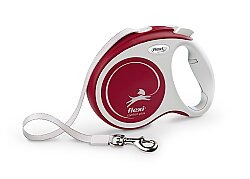 Flexi Comfort Plus M Beden Kırmızı  5 mt  Şerit Tasma 