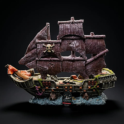 G106 Yosunlu Yelkenli Gemi 44x35 cm - 1