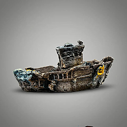 G128 Küçük Balıkçı Teknesi 13x 6 cm