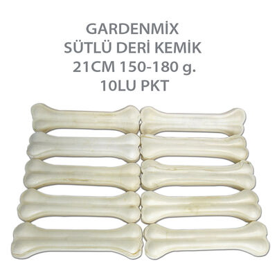 Gardenmix Sütlü Deri Kemik 21cm 150-180gr 10lu Paket - 1