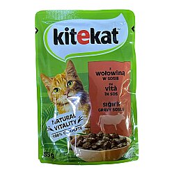 Kitekat Yetişkin Sığır Etli Kedi Yaş Maması 85 Gr