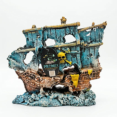 G111 Orta Yelkenli Korsan Gemi 19x17 cm - 1
