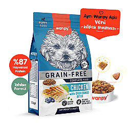 Wanpy Tahılsız Tavuklu Yavru Köpek  Maması  1,5 Kg