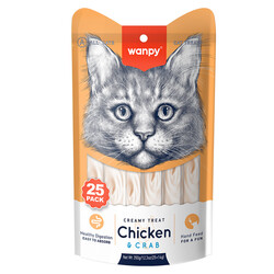 Wanpy Tavuklu ve Yengeç Sıvı Ödül 25x14gr